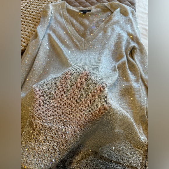 J. Crew Champagne Iridescent Sweater - Picture 9 of 11